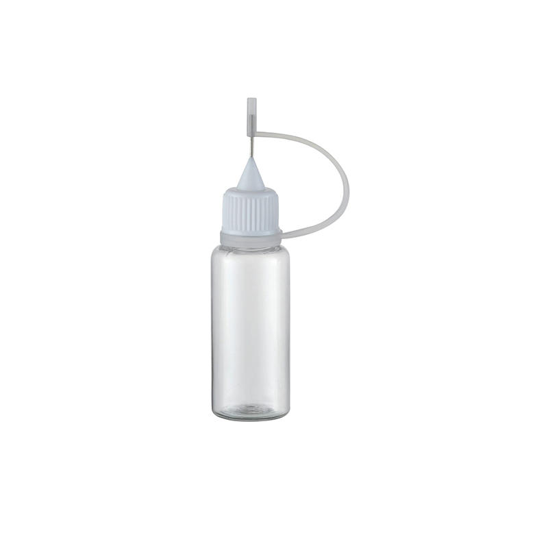 Pet03 10 ml de fábrica de plástico dispensador de mascotas envases de agua e-jugo de botellas con tapa de aguja para muestra de aceite esencial