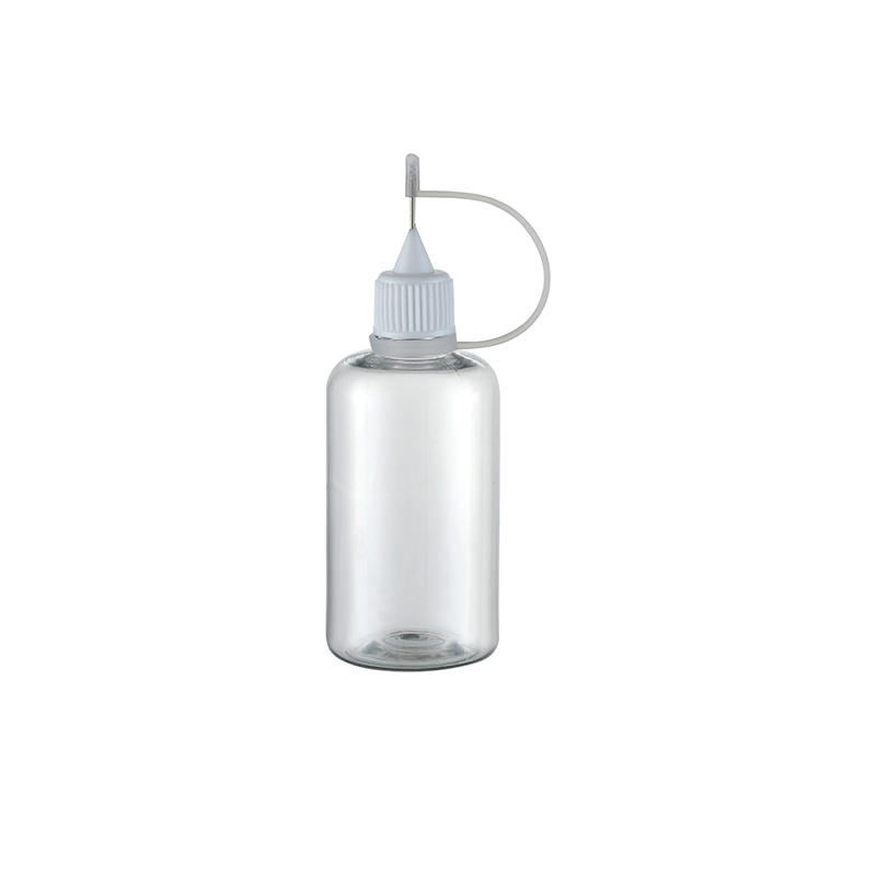 Pet03 dispensador de plástico para mascotas de fábrica de 30 ml, botellas de tapa de aguja de jugo electrónico de agua para muestra de aceite esencial