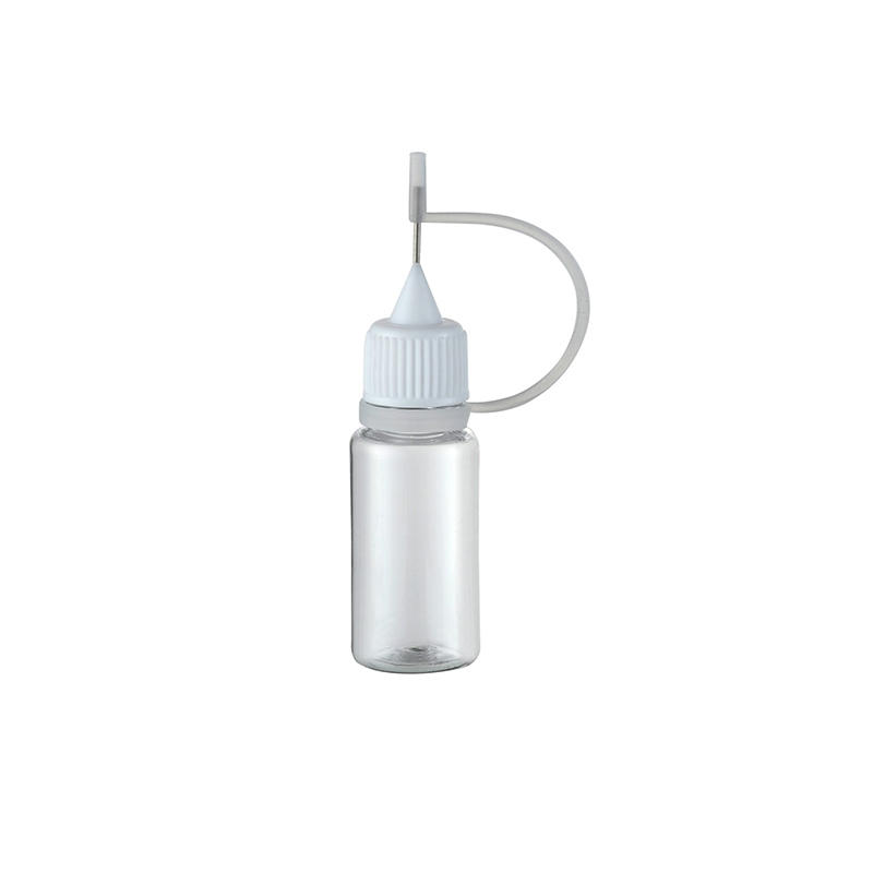 Pet03 5ml Factory Dispensador de plástico Empaquetado Agua E-Juice Frascos con tapa de aguja para muestra de aceite esencial