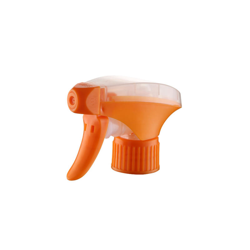 Pulverizador de gatillo de cabeza de espuma de bomba de mano líquida de agua transparente personalizable de plástico entero