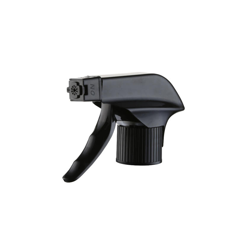 Sr-Tr25 Pulverizador de gatillo con botón de mano de agua Limpiador de pistola cuadrado de plástico Pistola de pulverización Cabezal de pulverización de perfume