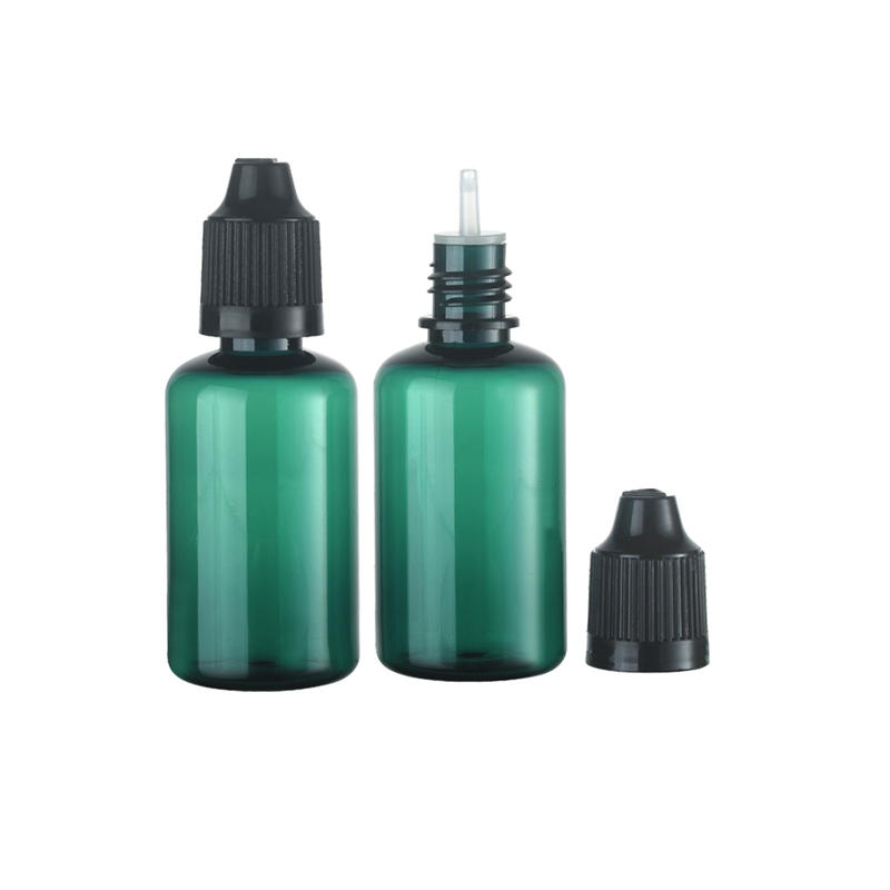 30ml China Pet Water Cosmetic Custom Dropper Spray Botella de empaquetado de jugo electrónico con tapón de rosca Tamperptoof Fabricantes