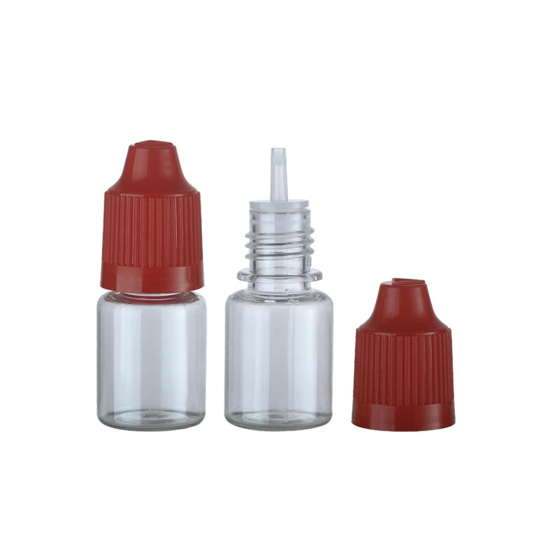 5ml China Pet Water Cosmetic Custom Dropper Spray Botella de empaquetado de jugo electrónico con tapón de rosca Tamperptoof Fabricantes
