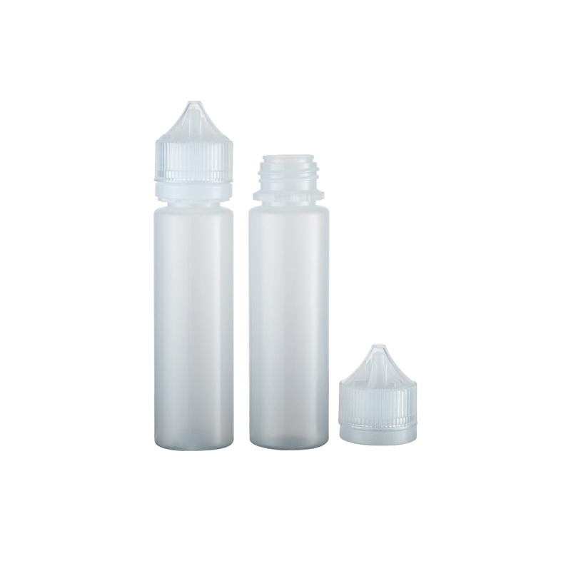 Botella de empaquetado del e-jugo del aerosol del gotero de encargo cosmético del agua de 60ml China PE con los fabricantes del tapón de rosca