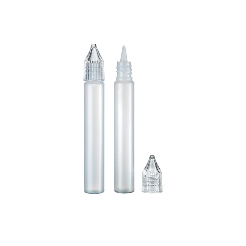 PE04 15ml China Pet Water Cosmetic Custom Dropper Spray Botella de empaquetado de jugo electrónico con tapón de rosca Fabricantes
