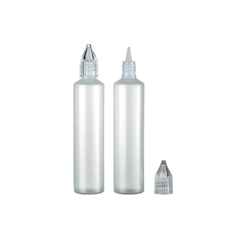 PE04 50ml China PE Agua Cosmética Gotero personalizado Spray E-Juice Botella de envasado con tapón de rosca Fabricantes
